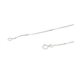 Collier Pendentif Or blanc Aigue Marine - Castafiore