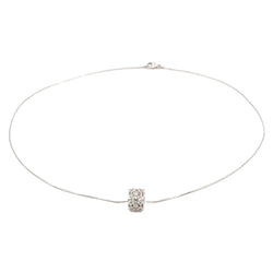 Collier Pendentif Or blanc Diamant - Castafiore