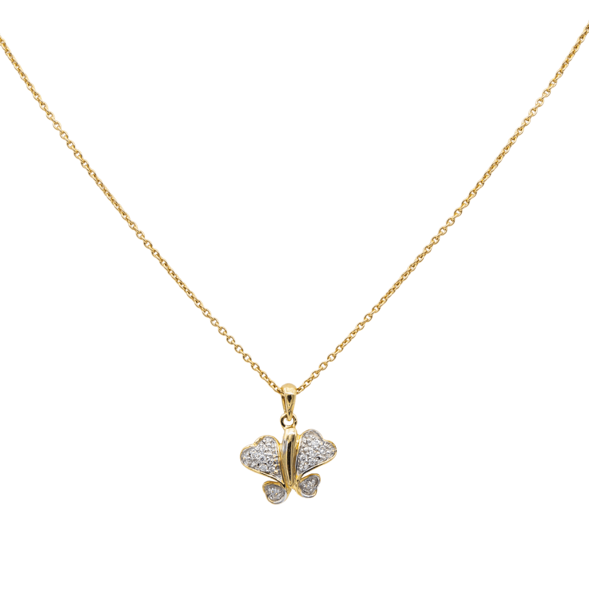 Collier Pendentif Or jaune Diamant - Castafiore