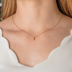 Collier Pendentif Or jaune Diamant - Castafiore