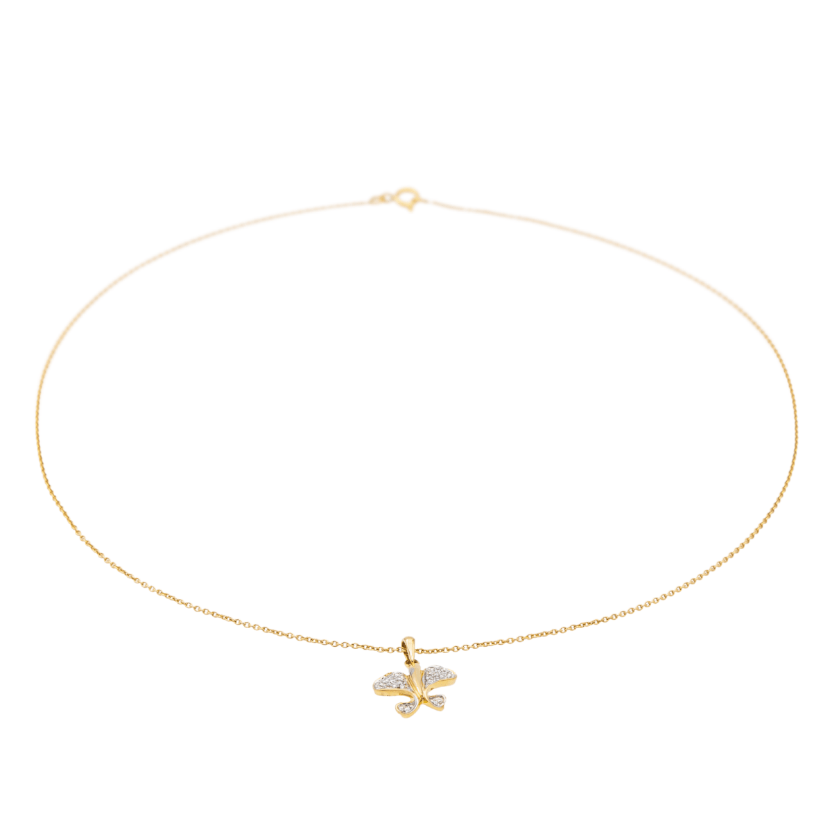 Collier Pendentif Or jaune Diamant - Castafiore