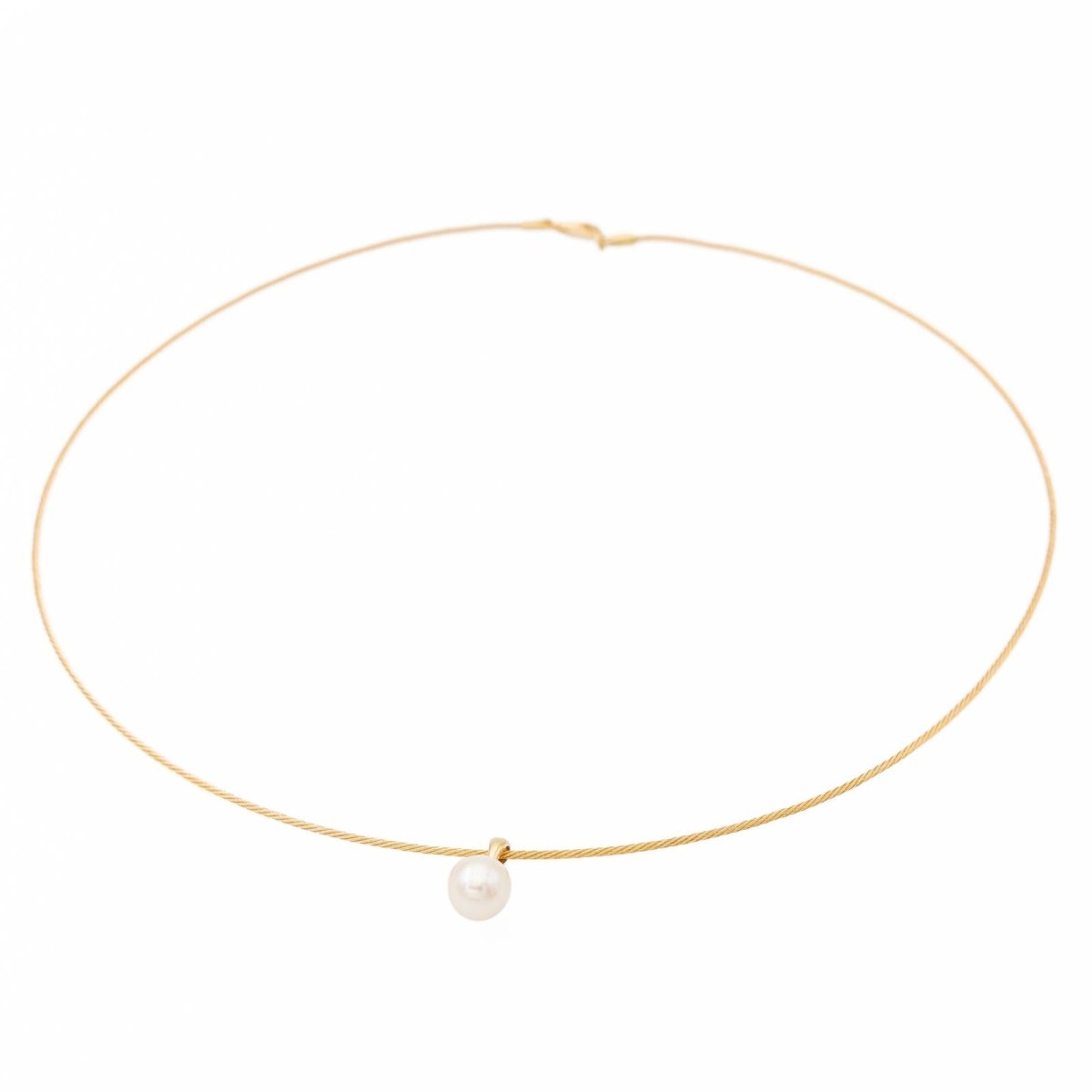 Collier Pendentif Or jaune Perle - Castafiore