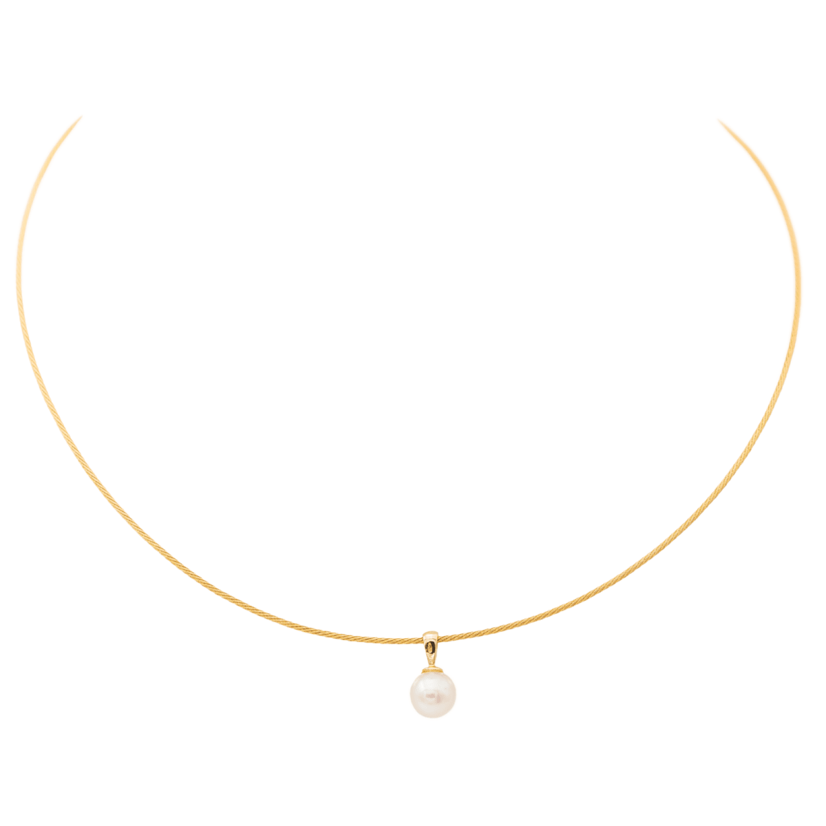 Collier Pendentif Or jaune Perle - Castafiore