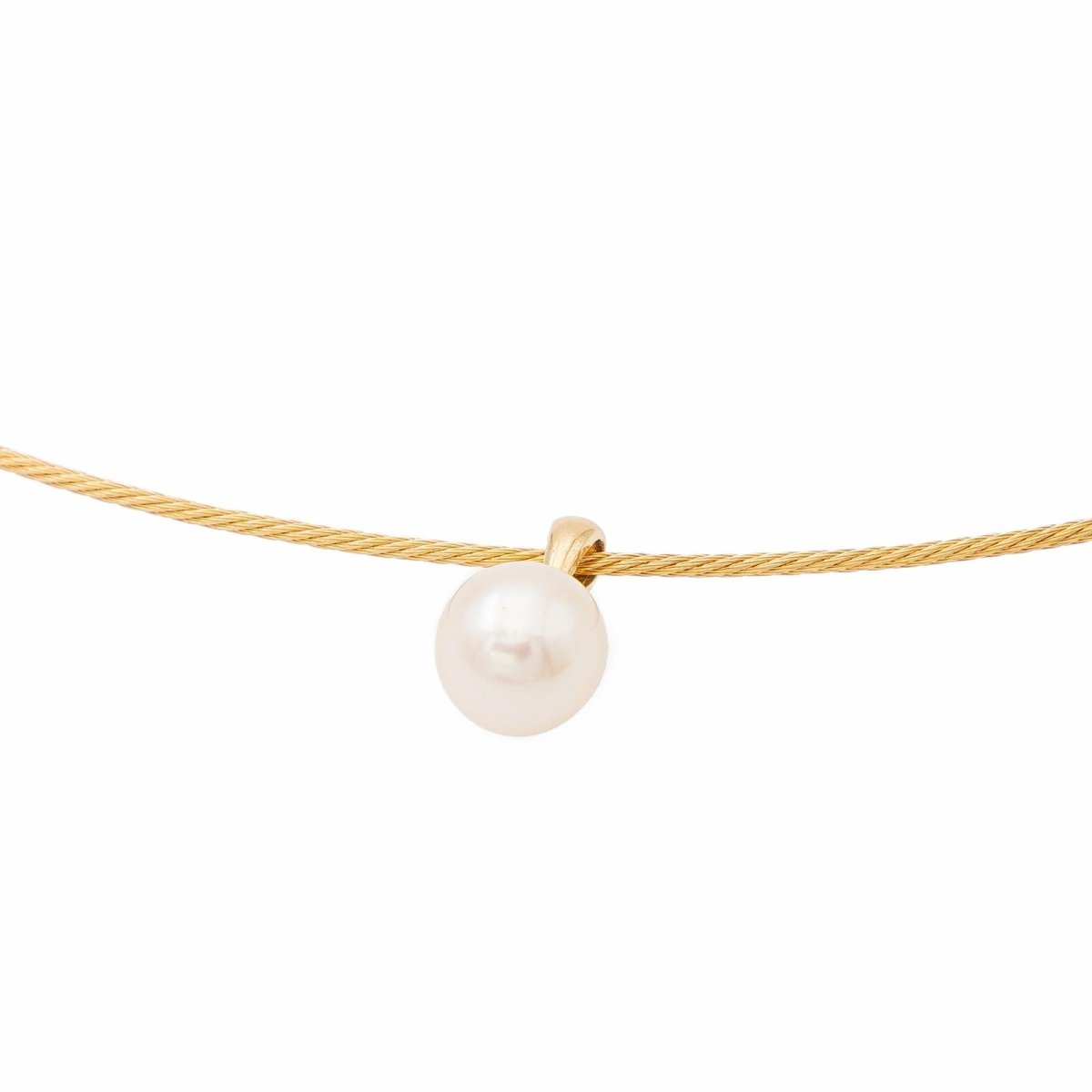 Collier Pendentif Or jaune Perle - Castafiore