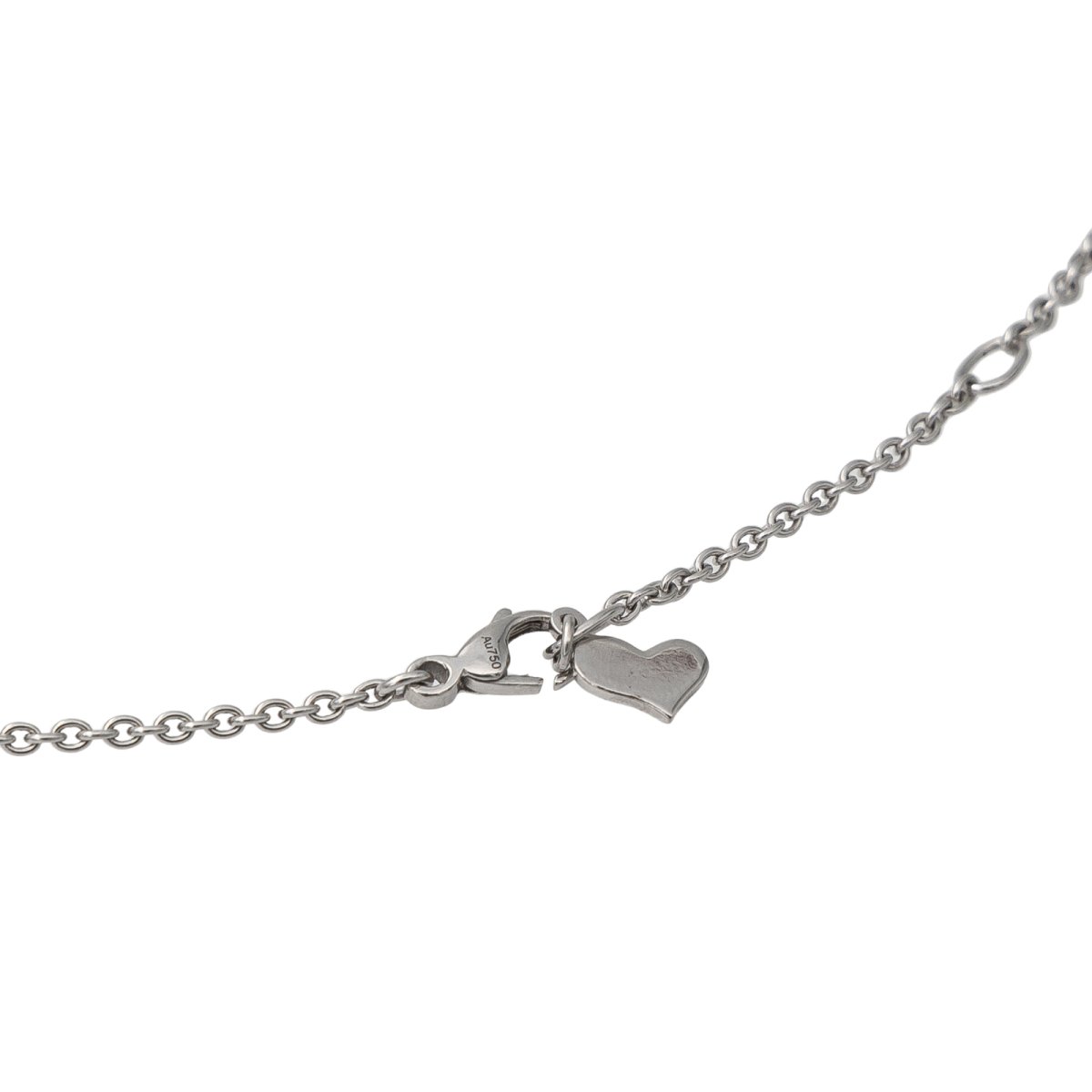 Collier Pendentif PIAGET "Cœur" en or blanc et diamants - Castafiore