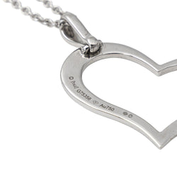 Collier Pendentif PIAGET "Cœur" en or blanc et diamants - Castafiore