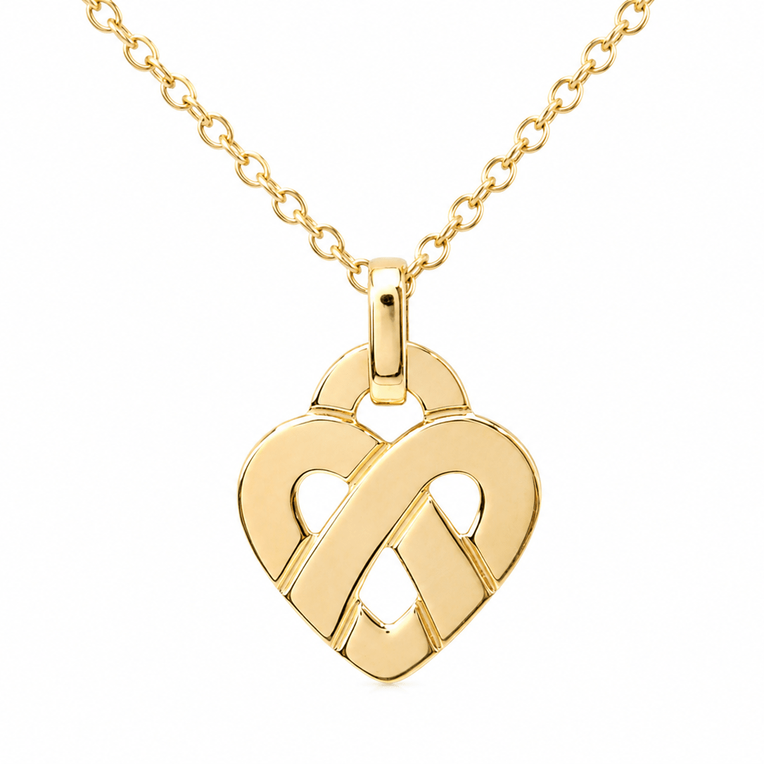 Collier Pendentif POIRAY "Entrelacé" PM en or jaune - Castafiore