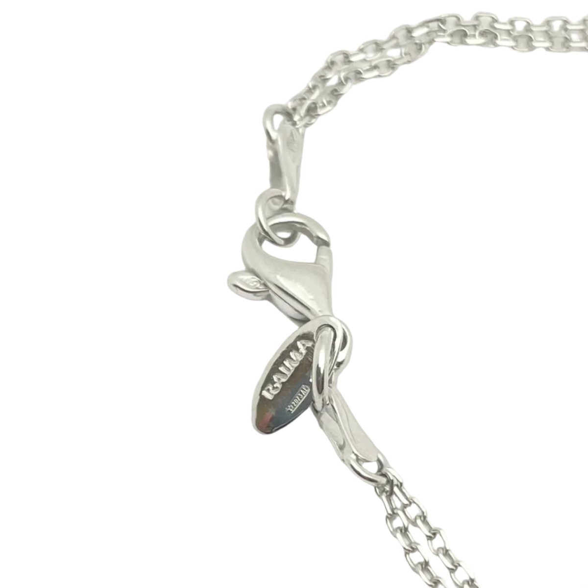 Collier Pendentif RAIMA en or blanc et diamants - Castafiore