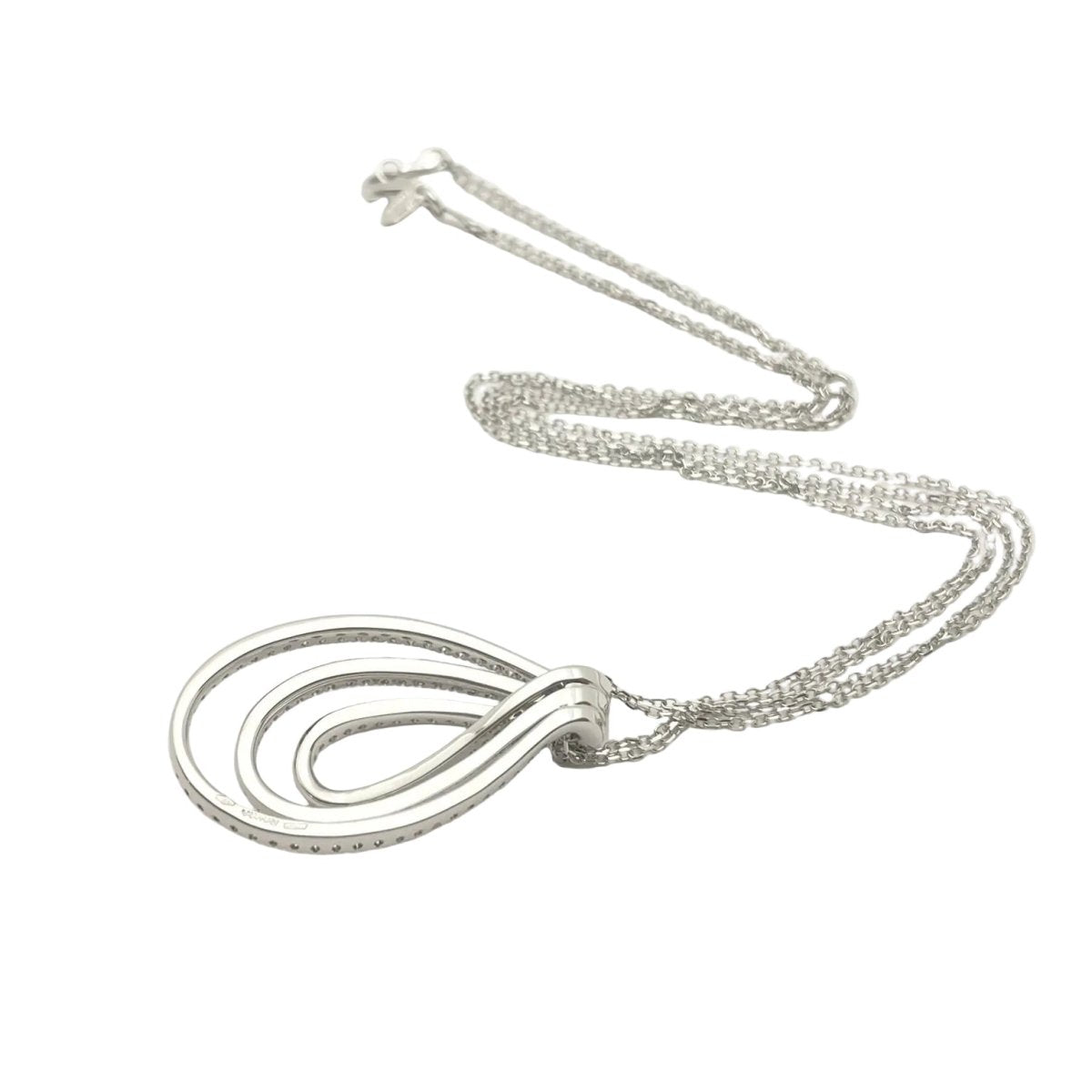 Collier Pendentif RAIMA en or blanc et diamants - Castafiore