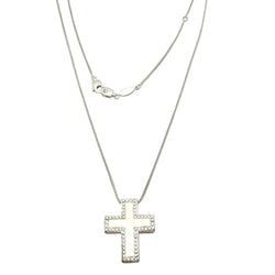 Collier Pendentif SALVINI en or blanc et diamants - Castafiore