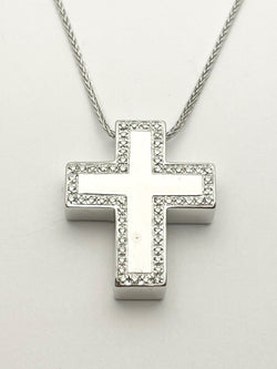 Collier Pendentif SALVINI en or blanc et diamants - Castafiore