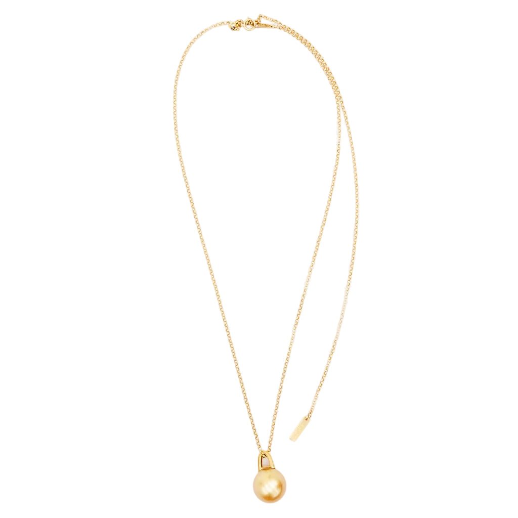 Collier Pendentif TASAKI en or jaune et perle - Castafiore