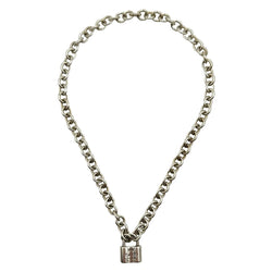 Collier Pendentif TIFFANY & CO. "Cadenas" en argent - Castafiore