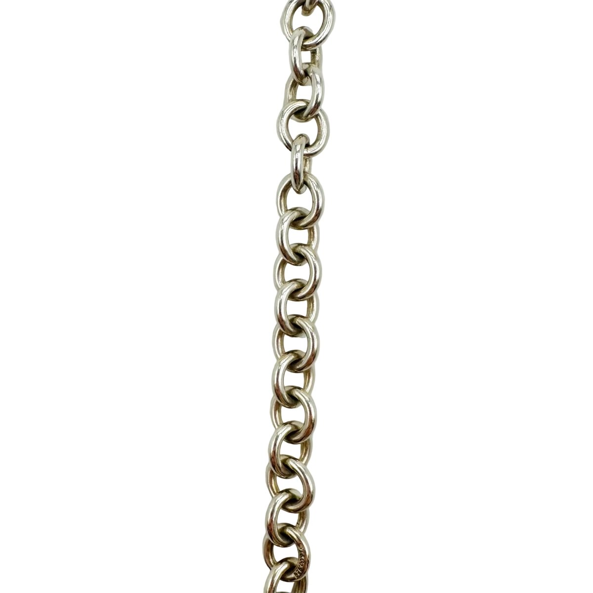 Collier Pendentif TIFFANY & CO. "Cadenas" en argent - Castafiore