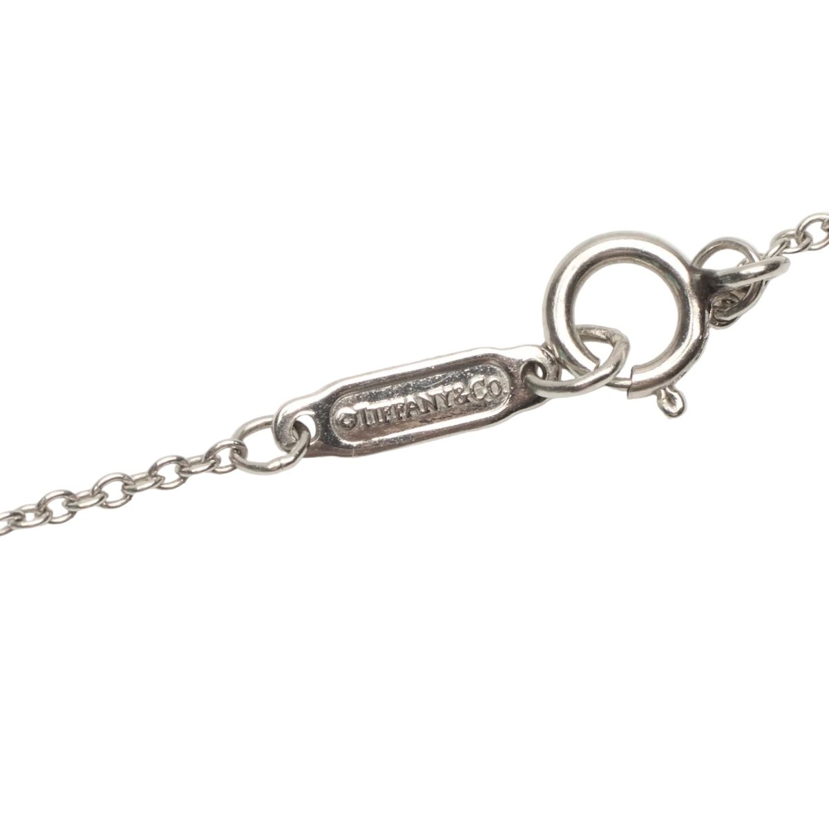 Collier Pendentif TIFFANY & CO. "Open Circle" en platine et diamants - Castafiore