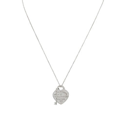 Collier Pendentif TIFFANY & CO "Return to Tiffany" en argent et diamant - Castafiore