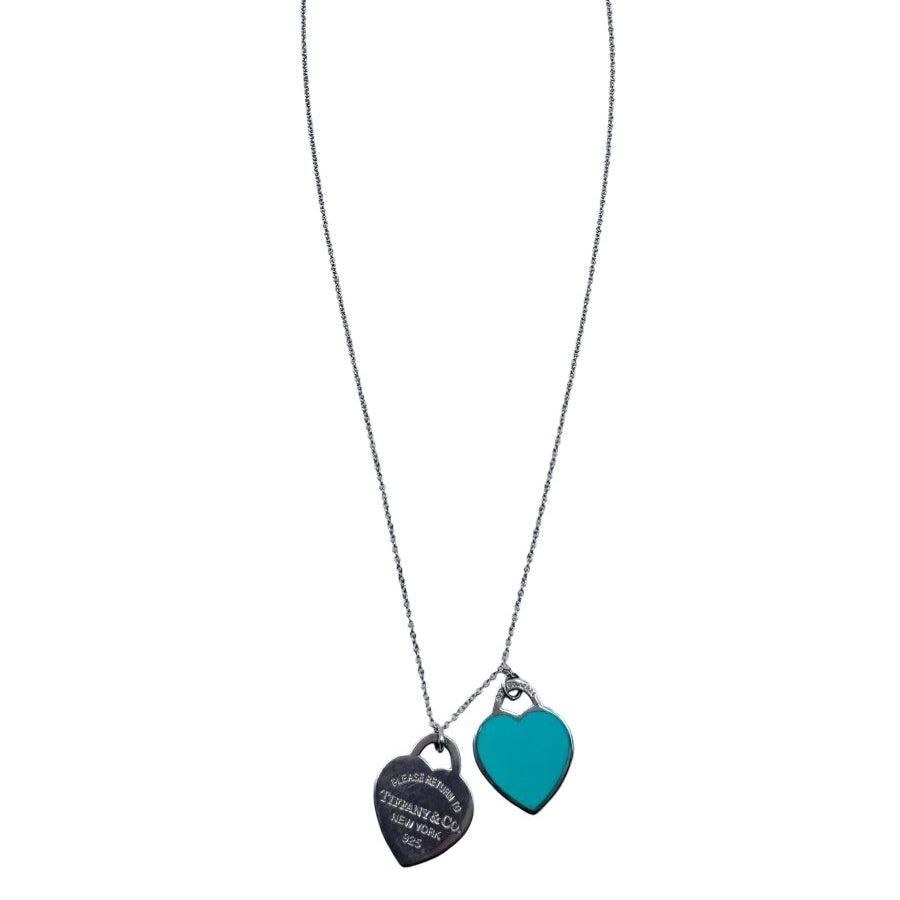 Collier Pendentif TIFFANY & CO. "Return to Tiffany" en argent et émail - Castafiore