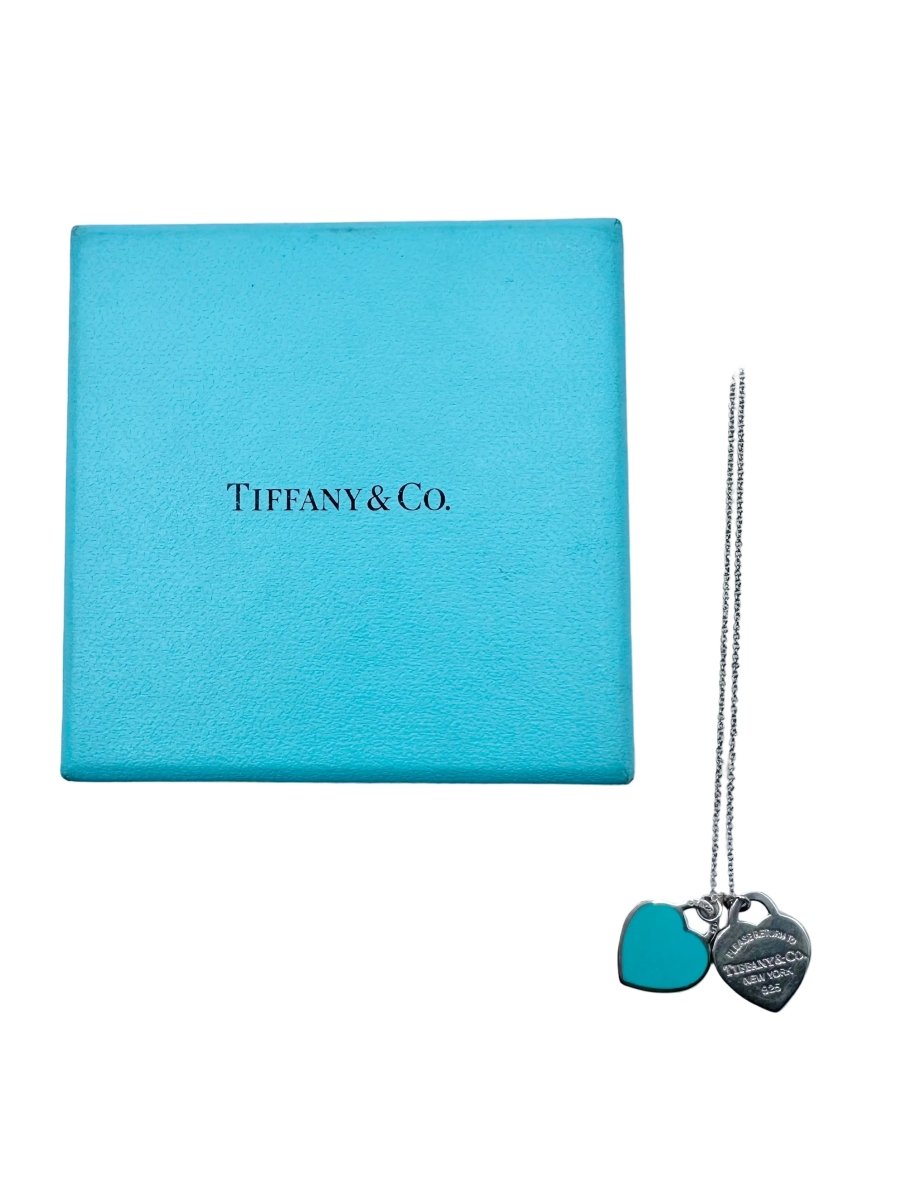 Collier Pendentif TIFFANY & CO. "Return to Tiffany" en argent et émail - Castafiore
