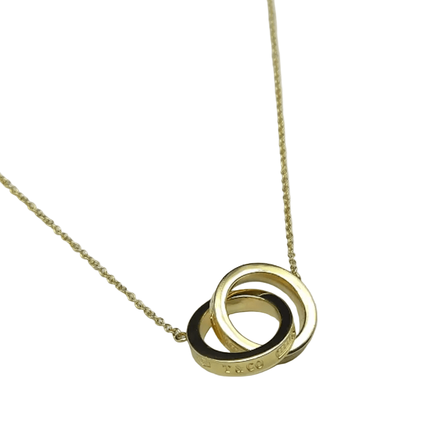 Collier Pendentif TIFFANY & CO. "Tiffany 1837" en or jaune - Castafiore