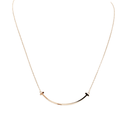 Collier Pendentif TIFFANY & CO. "Tiffany T Smile" en or jaune - Castafiore