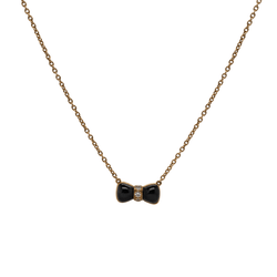 Collier Pendentif VAN CLEEF & ARPELS en or jaune, onyx et diamants - Castafiore