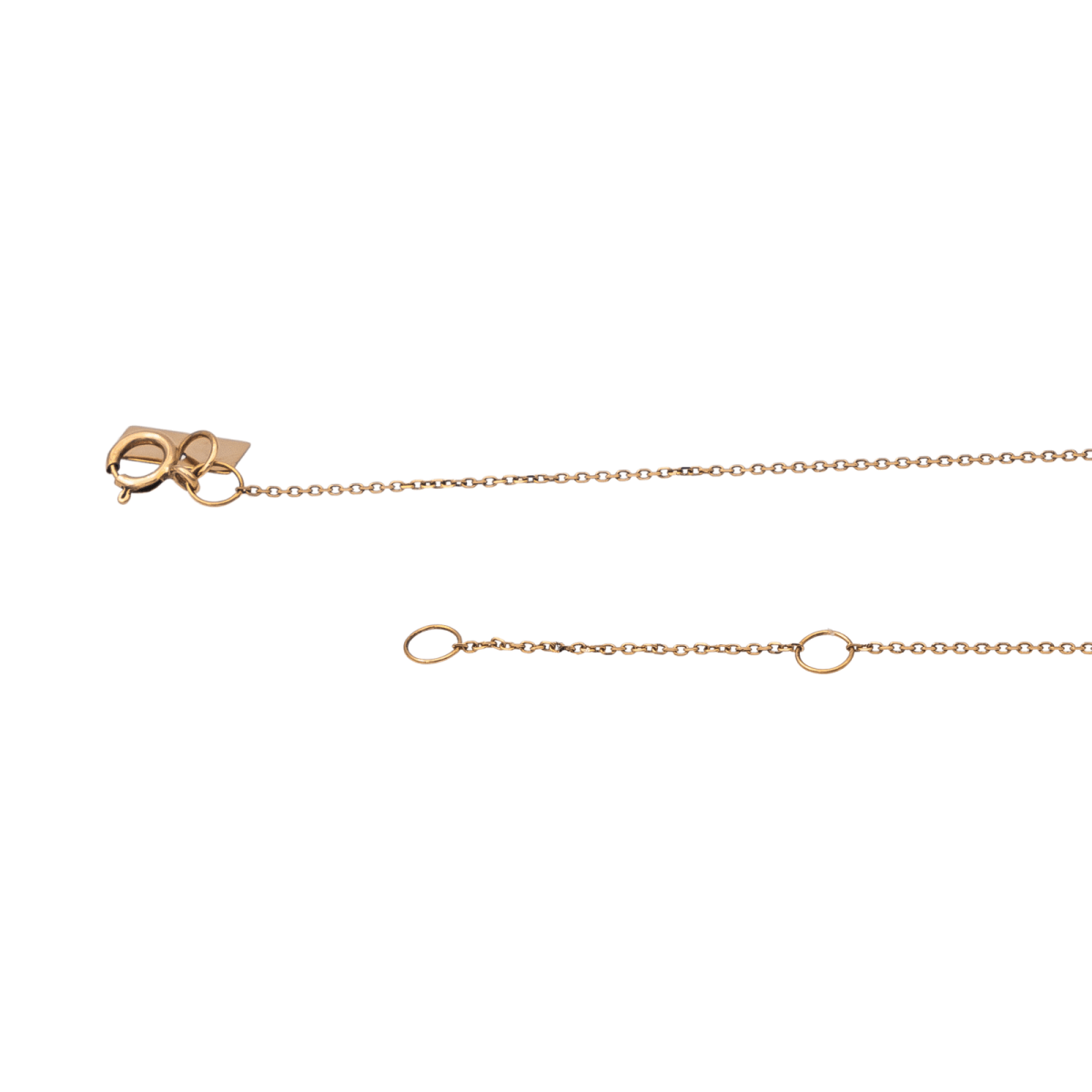 Collier Pendentif VANRICKE "Abécedaire" en or rose - Castafiore