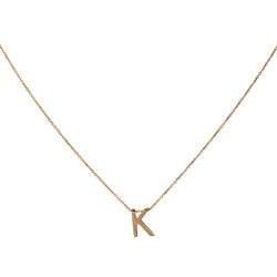 Collier Pendentif VANRICKE "Abécedaire" en or rose - Castafiore