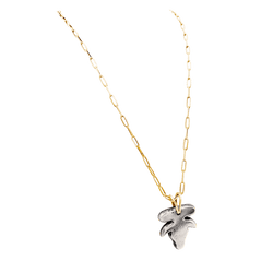 Collier Pendentif ZOLOTAS en or jaune et argent - Castafiore