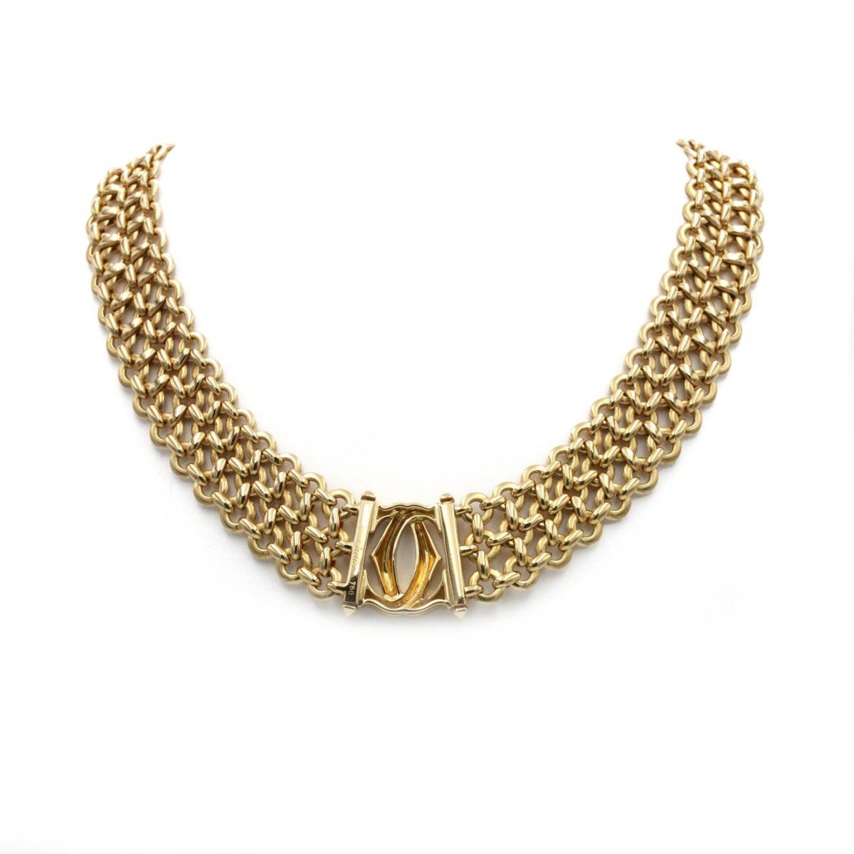 Collier Pénélope Double C Or jaune - CARTIER - Castafiore