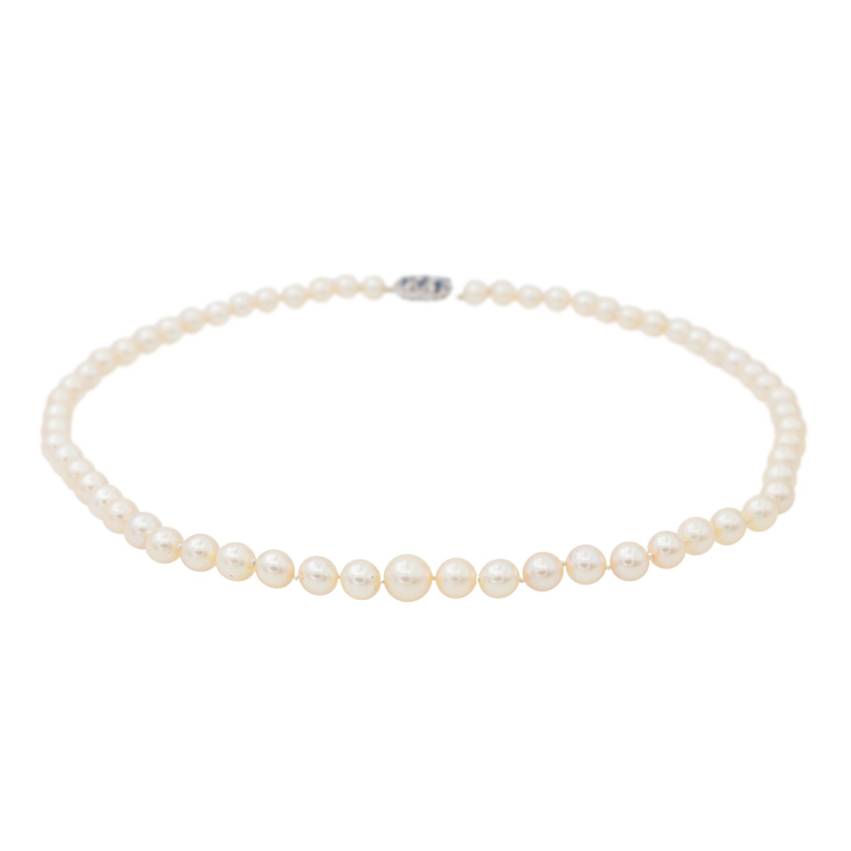 Collier Perle Or blanc Perle - Castafiore