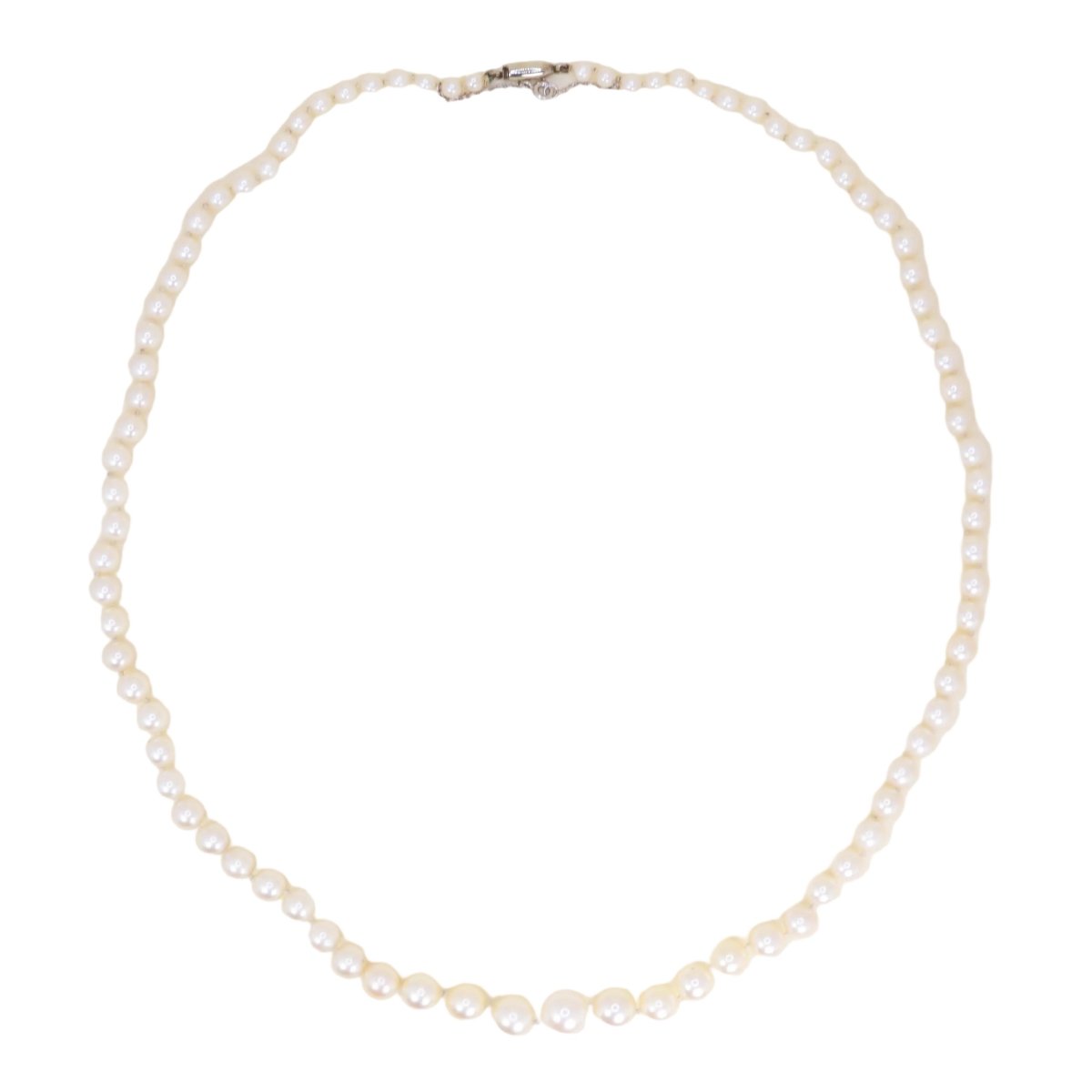 Collier Perles BOUCHERON en or blanc - Castafiore