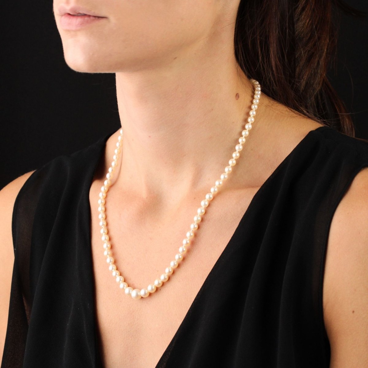 Collier Perles de culture en or jaune - Castafiore