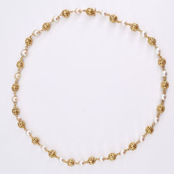 Collier perles d'or et de culture transformable - Castafiore