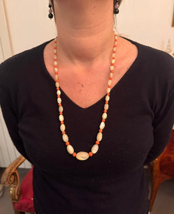 Collier Perles en nacre et corail - Castafiore