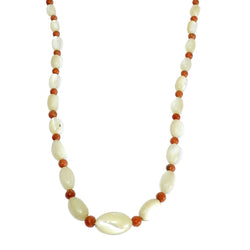 Collier Perles en nacre et corail - Castafiore