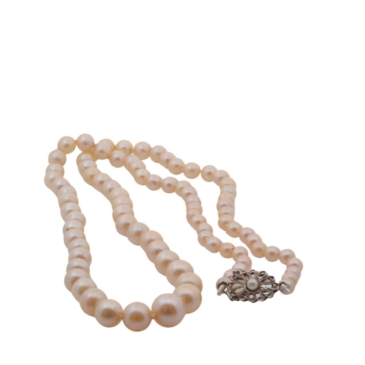 Collier Perles en or blanc - Castafiore
