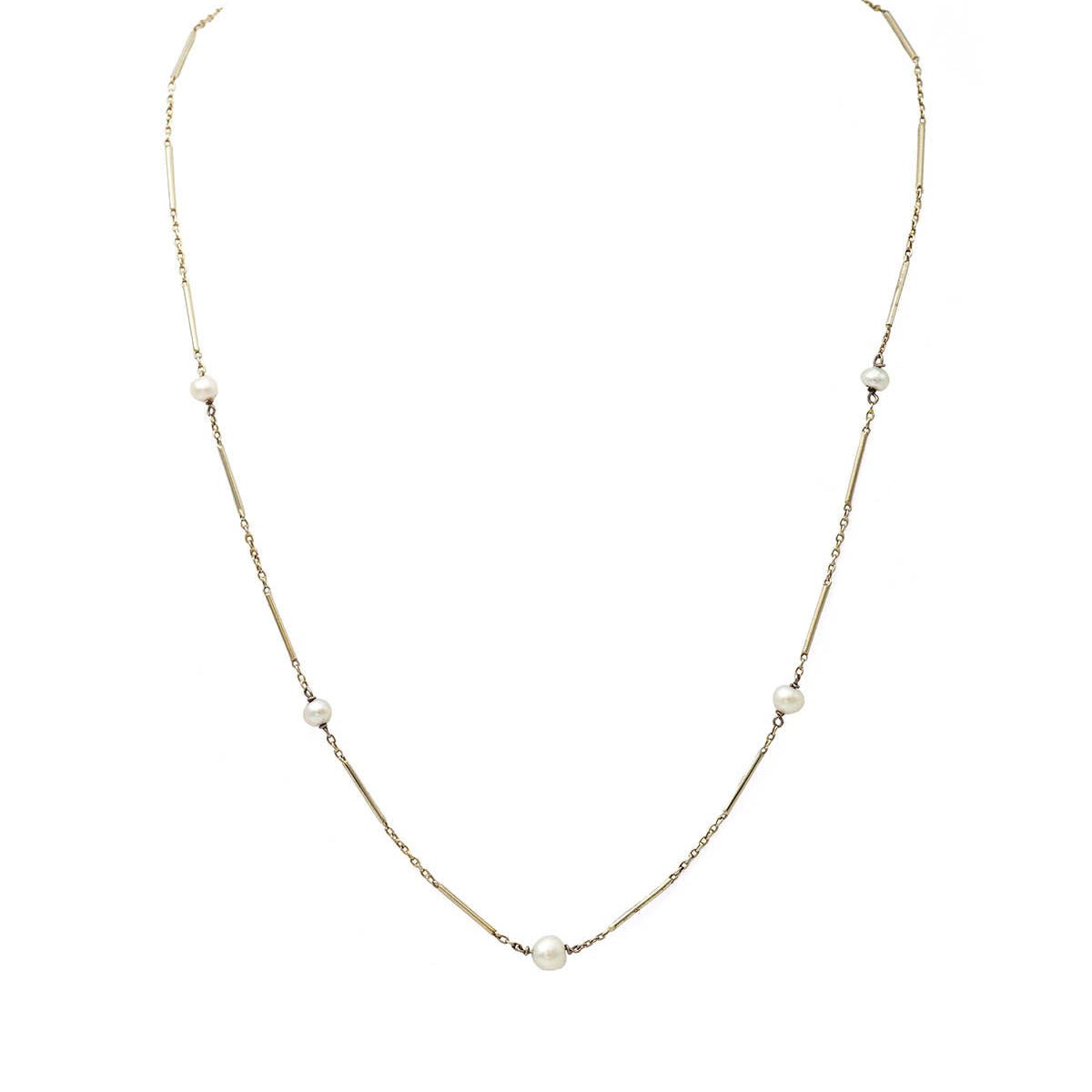 Collier Perles en or blanc - Castafiore