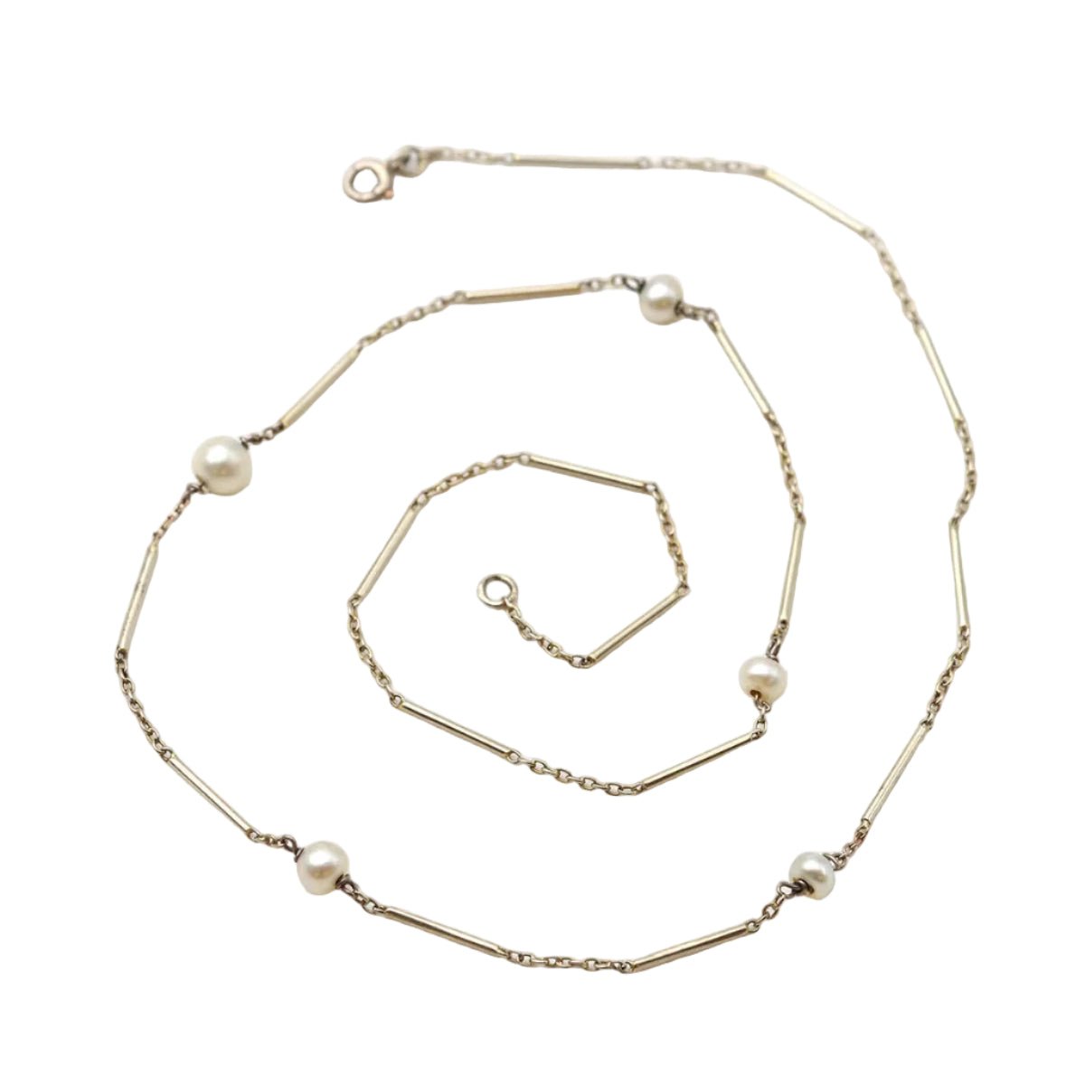 Collier Perles en or blanc - Castafiore