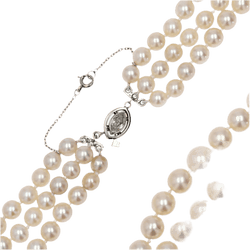 Collier Perles en or blanc et diamant - Castafiore