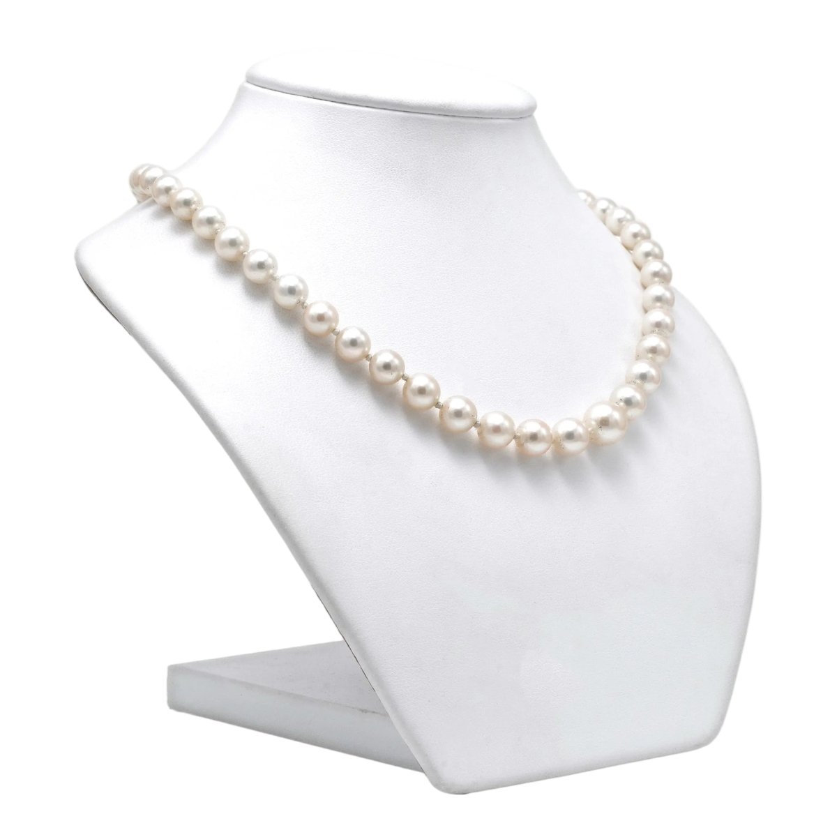 Collier Perles en or blanc et diamants - Castafiore