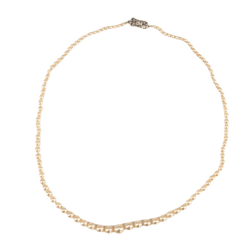 Collier Perles en or blanc et diamants - Castafiore