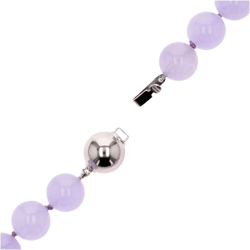 Collier Perles en or blanc et jade - Castafiore