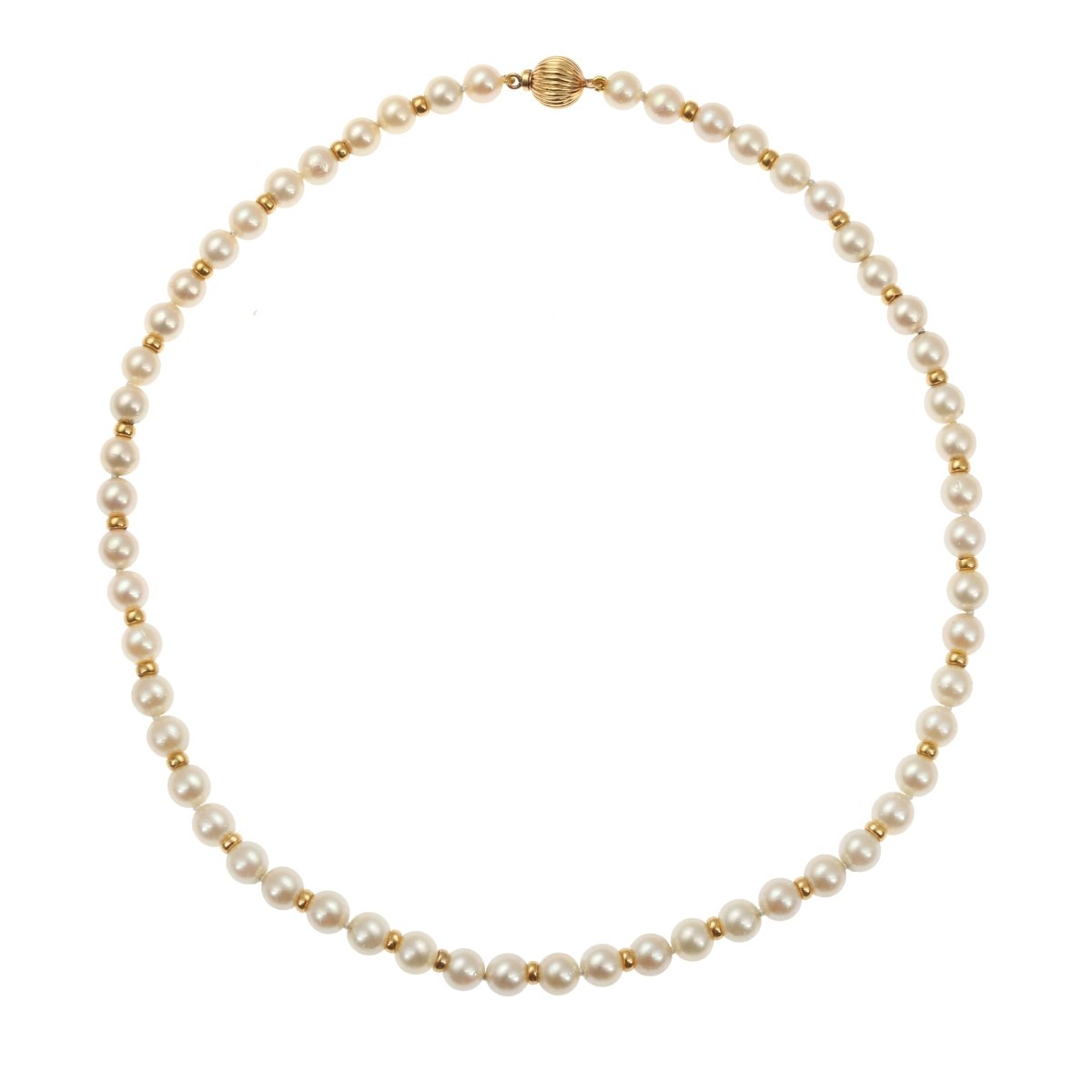 Collier Perles en or jaune - Castafiore