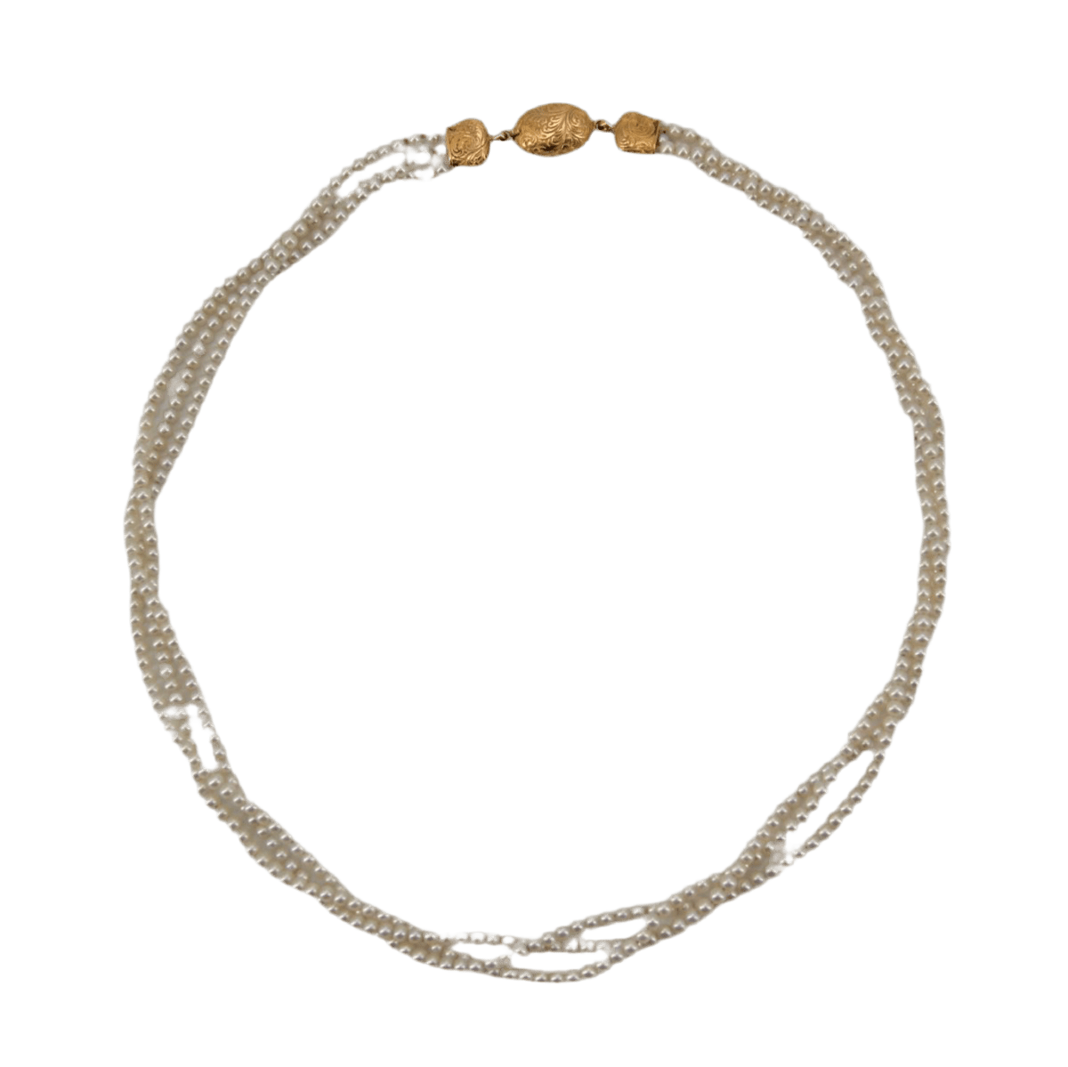 Collier Perles en or jaune - Castafiore