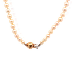 Collier perles en or jaune - Castafiore