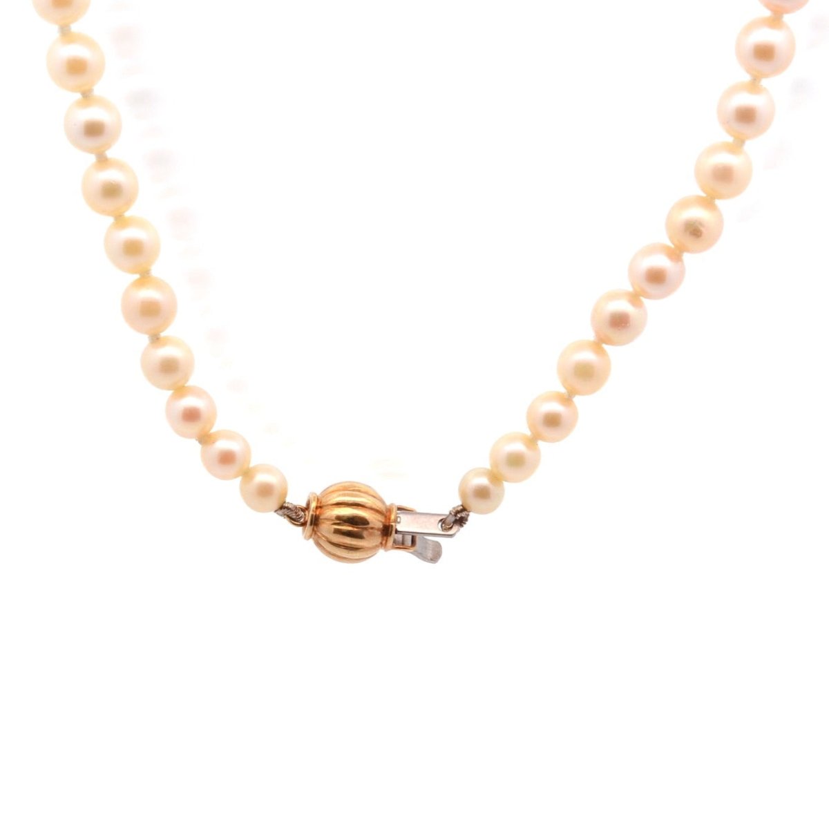 Collier perles en or jaune - Castafiore