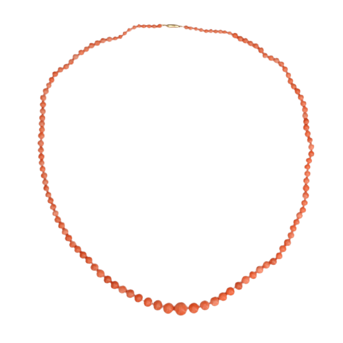 Collier Perles en or jaune et corail - Castafiore