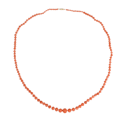Collier Perles en or jaune et corail - Castafiore