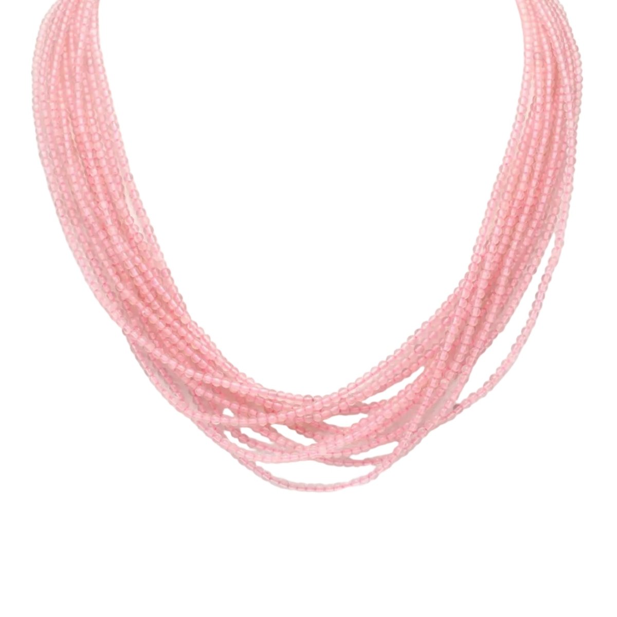 Collier Perles en or jaune et quartz - Castafiore