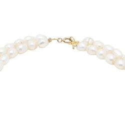 Collier Perles en or jaune, perles et diamants - Castafiore